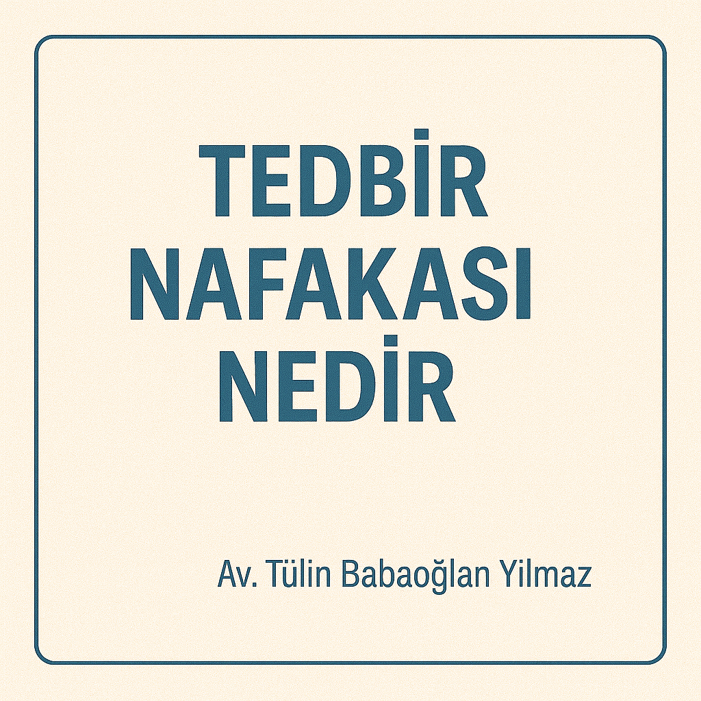 tedbir nafakası nedir